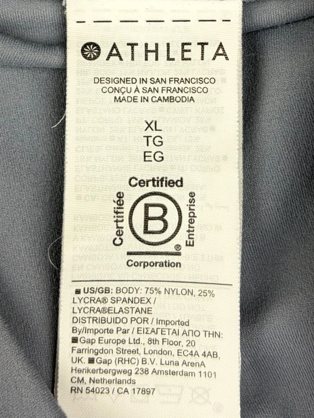 Athleta Salutation Stash Active Wear Leggings Women's XL - Picture 2 of 7